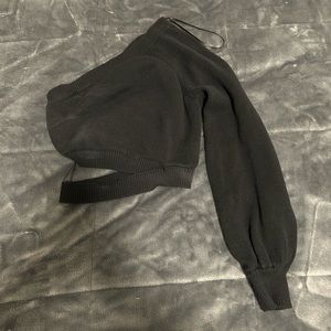 One shoulder sweater